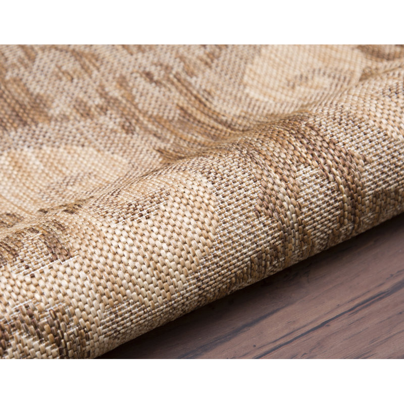 Tapis brun intérieur/extérieur Blakeley, Rectangle de 8 pi x 10 pi
