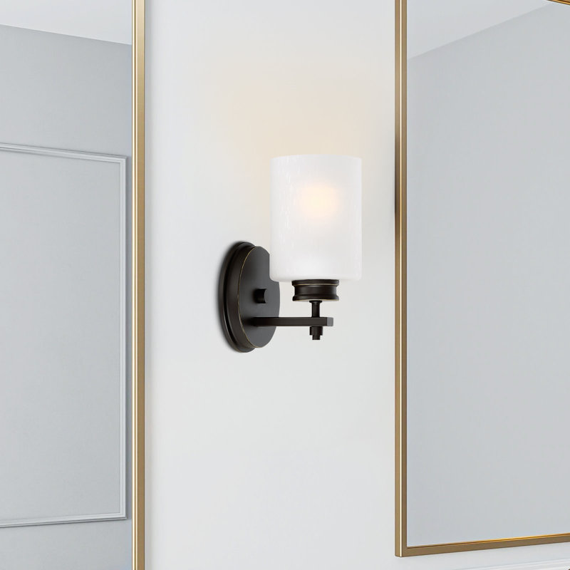 Davonya Steel Armed Sconce, Oil Rubbed Bronze
