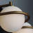 Bertram 3-Light Dimmable Steel Vanity Light with Frosted Globe Shades