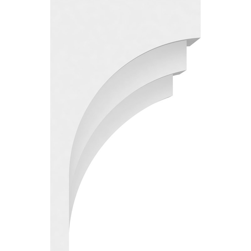 Corbeau standard en uréthane Signature Rockford standard, brun clair apprêté, H 10 po x l 3,5 po x P 6 po