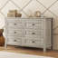 Commode 6 tiroirs en bois-536239702