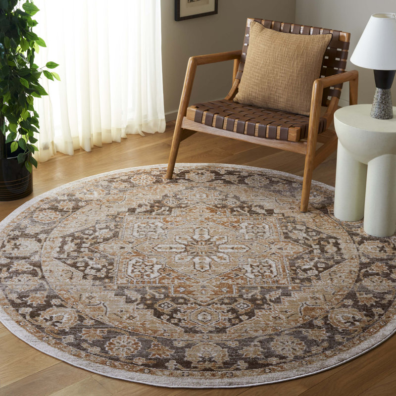 Hazel 500 Performance Oriental Rug, Round 6'