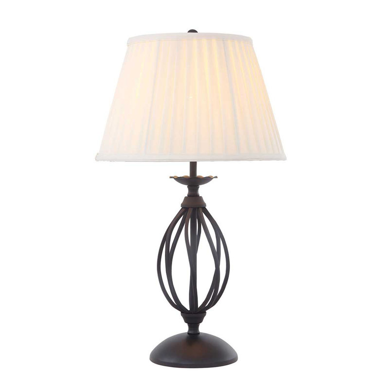 Wannamaker Metal Table Lamp, Black