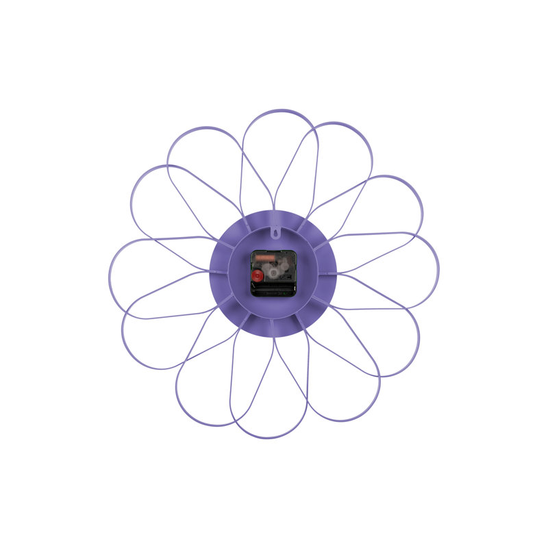 Arkis Iron Wall Clock, Purple