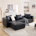 Black Faux Leather
