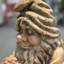 24 po Grand gnome de jardin dormant de style rétro Hesusik