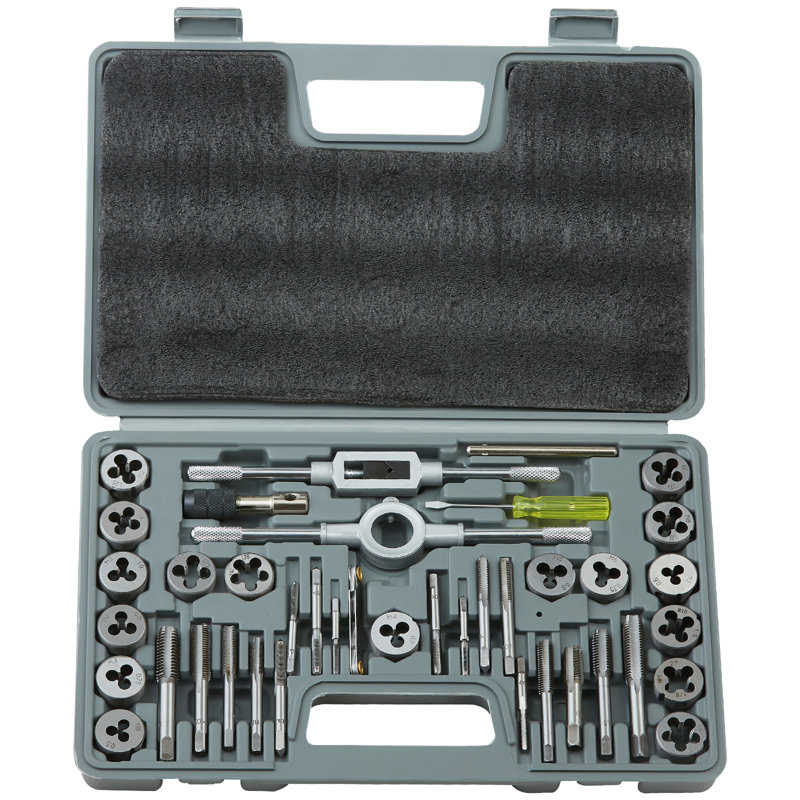 Ensemble de taraudage 12,4 po, Gris