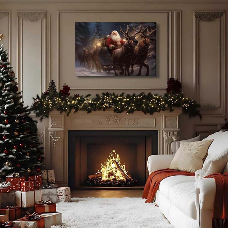 1 Piece Wrapped Canvas Wall Art