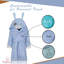 Peignoir de cheville avec capuche pour enfants-86477751-86047746