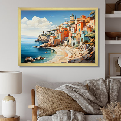 French Seaside At Antibes I - Beach Wall Art Prints