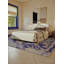 Tapis bleu en polyester tissé à la machine bleu de cobalt-88636454