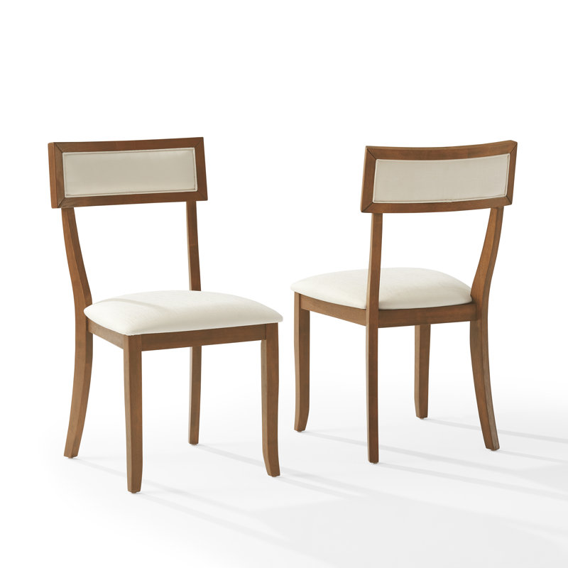 Alexa Side Chair in Gray Wash/Cream, Brown