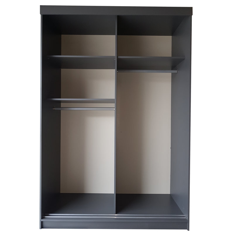 Willmot Solid + Manufactured Wood Wardrobe, Espresso