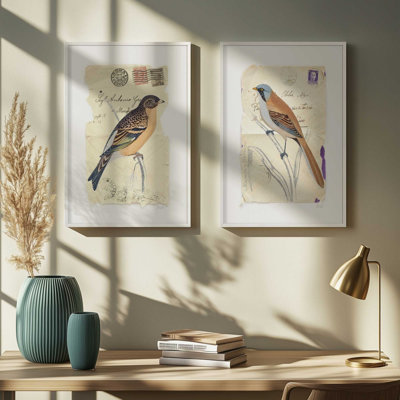 Love Letter Birds Set of 2 Prints