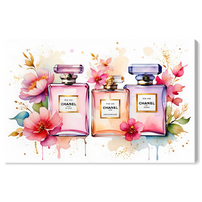 Art floral sur toile 