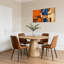 «Geometric Deer», ensemble de 1 reproduction d'art sur toile tendue-2057335599