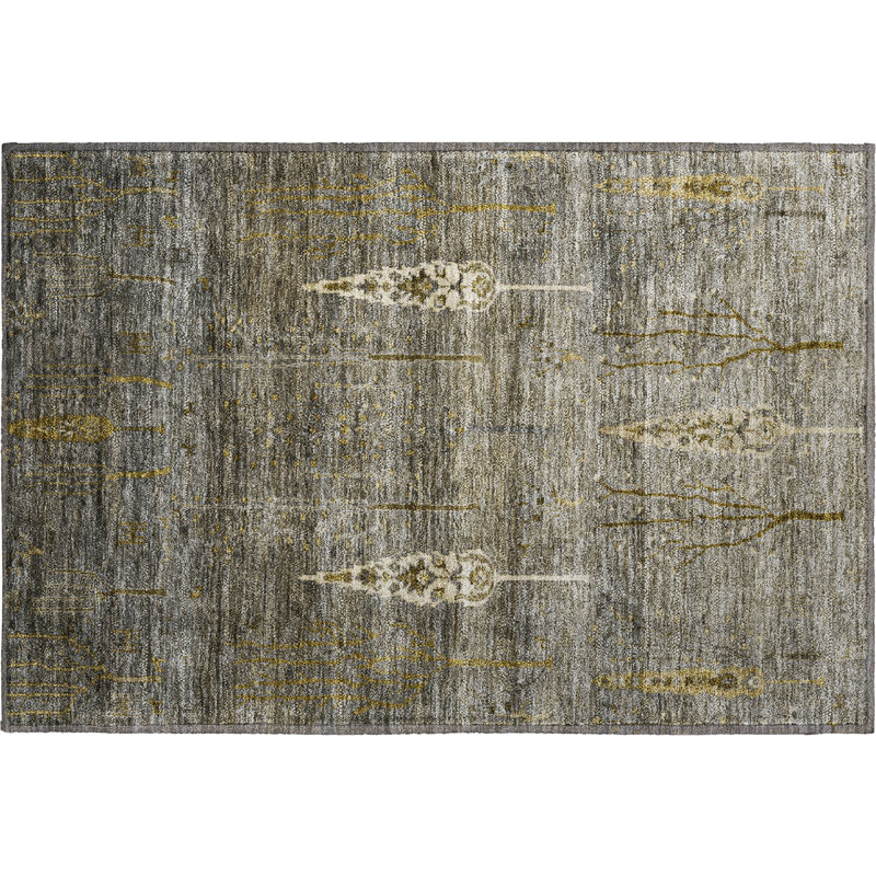 Premium Machine Washable Tara AMF1922 Floral Rug, Rectangle 1'8" x 2'6"