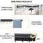 Séchoir à linge mural noir pliable-1010891217
