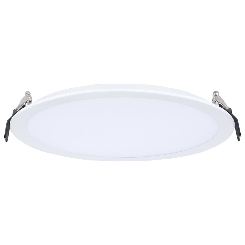30 Watt 10 Inch LED Direct Wire Downlight Remote Driver CCT Selectable Dual Dimming Flat Face