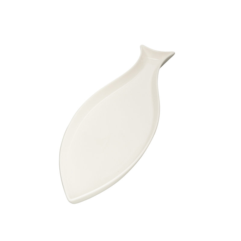 17 Stories Jenning Bone China Platter, 2.3cm H x 12.7cm W x 37.5cm L