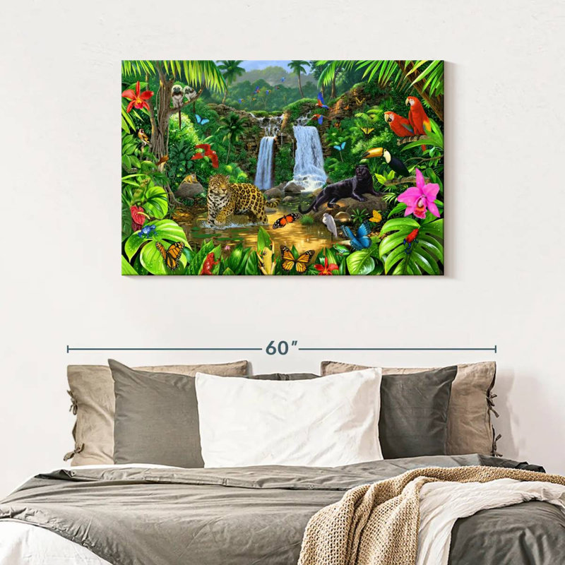Brampt Rainforest Harmony I, 30" H x 45" W
