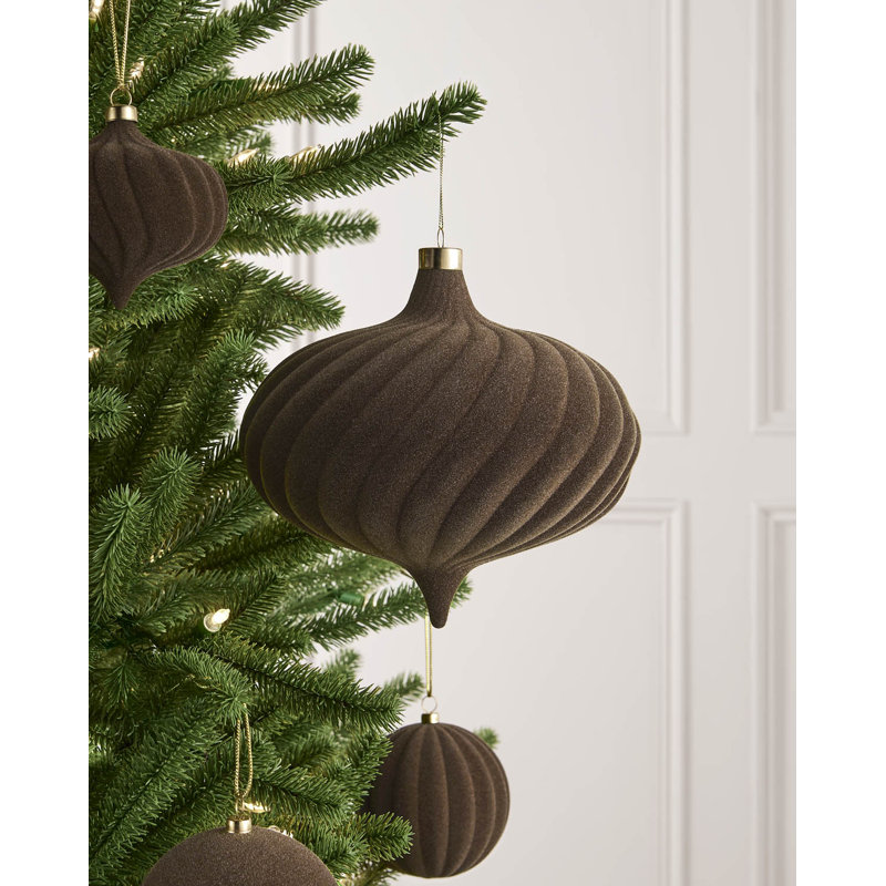 15cm Polystyrene Bauble, 20.1 cm H x 20 cm W x 20 cm D, Mocha