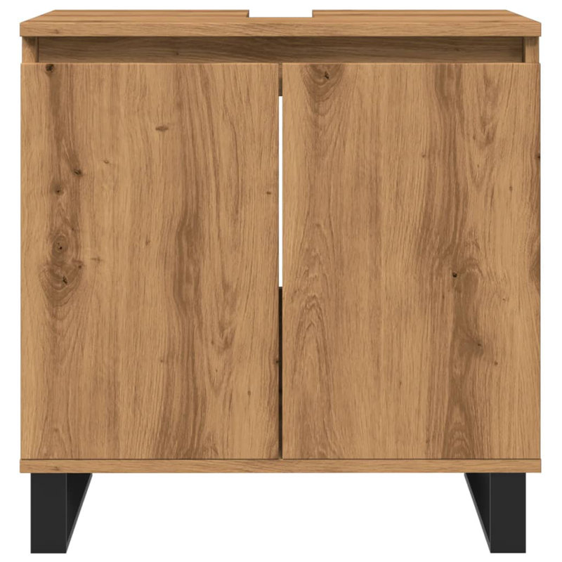 Saraiyah Bathroom Cabinet, Artisian Oak