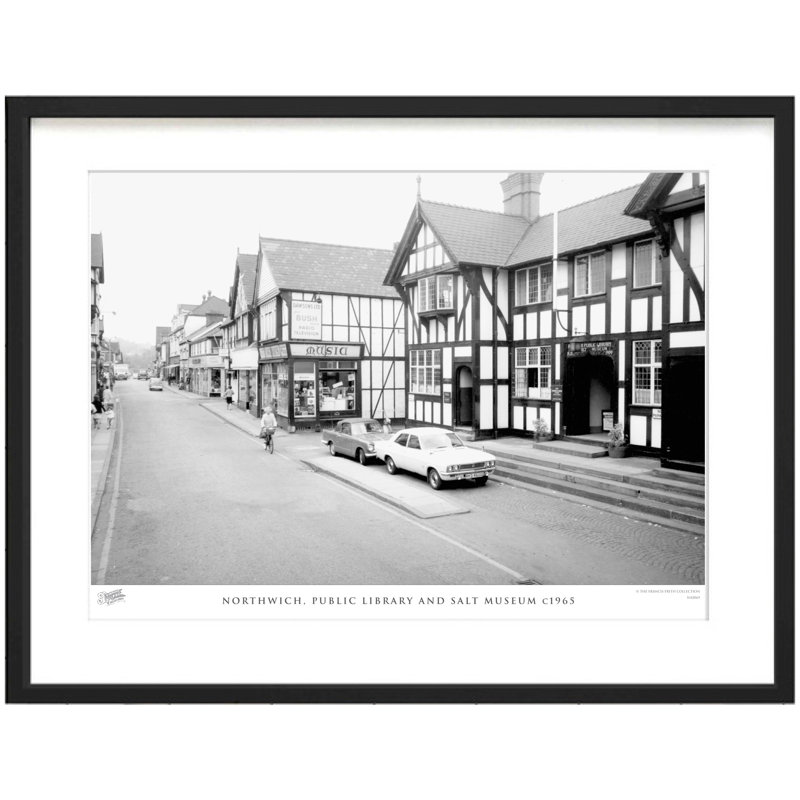 Northwich, Public Library And Salt Museum C1965 - Single Picture Frame Print, 45cm H x 60cm W x 2.3cm D