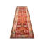 One-of-a-Kind Hand-Knotted 1960s 2'9" x 10'4" Runner Wool Area Rug in Red
