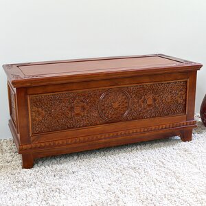 Palmieri Hand Carved Wood Bench/Trunk