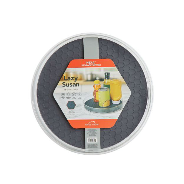 Olexus Plastic Lazy Susan Organizer, 11" W