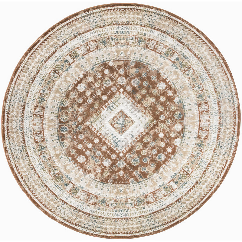 Kawakami Oriental Indoor Rug, Round 7'10"
