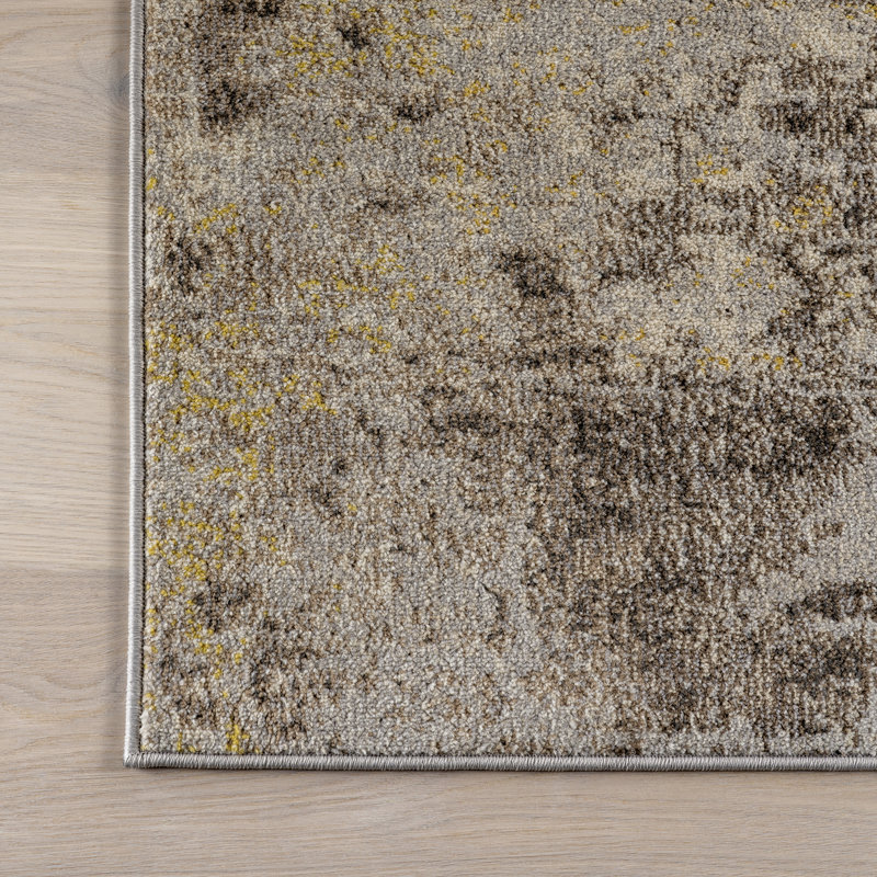 Monet Modern Abstract Area Rug, Runner 2'5" x 6'