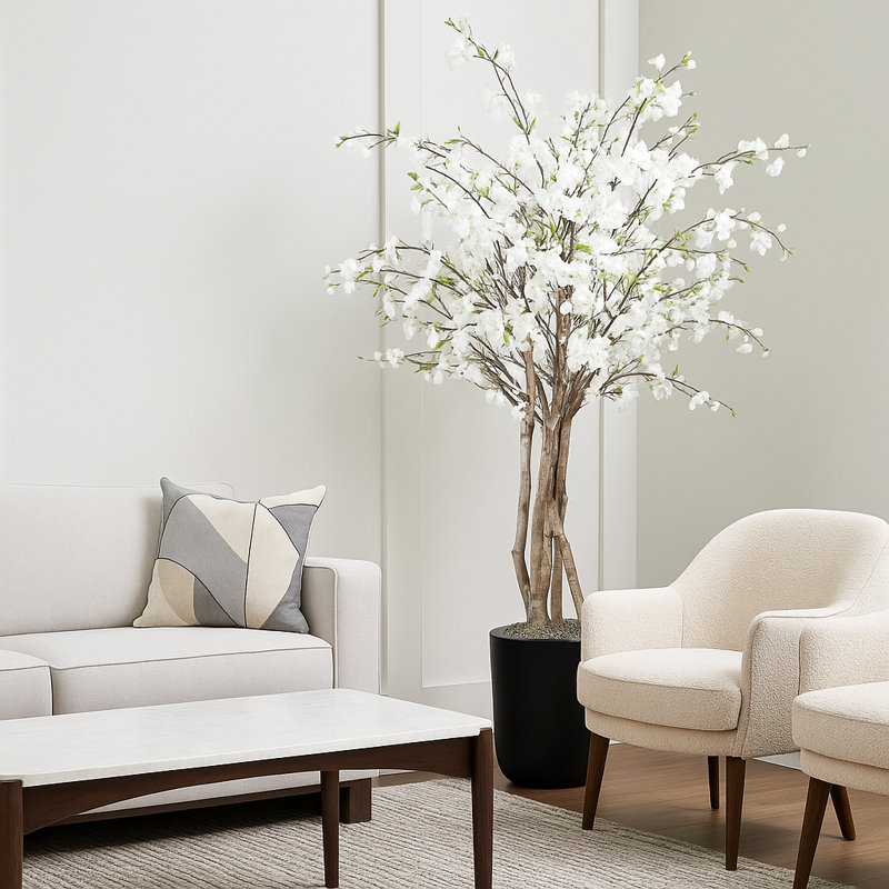 Cherry Blossom Tree in a Fiberstone Pot
