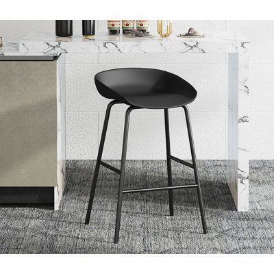 Counter Stool with Metal Frame
