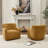 Fae 32.5" Wide Chenille Upholstered Swivel Accent Armchair-88624909