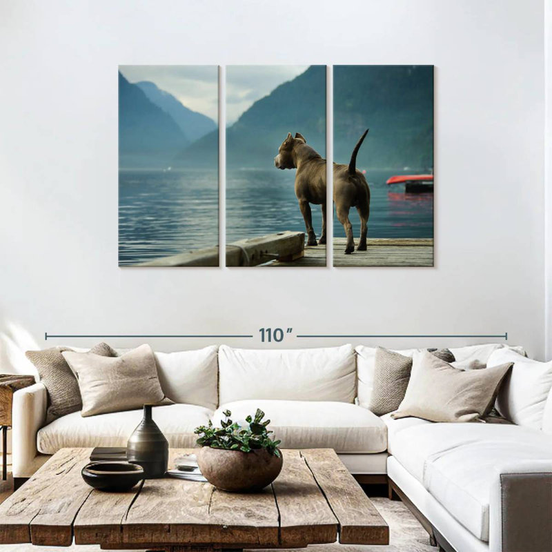 Brampt Pierside Pit Bull, 48" H x 74" W