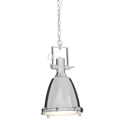 Addison 1 - Light Chrome Cone Pendant