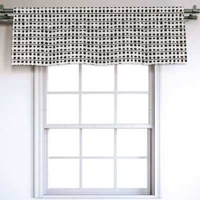 Sateen Ruffled Window Valance