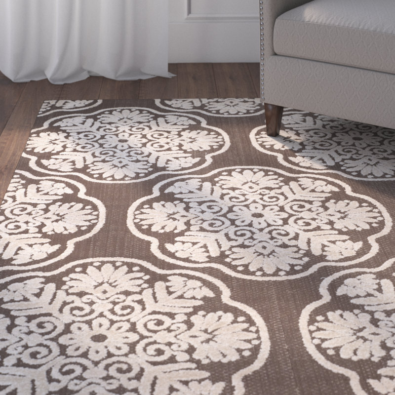 Wallner Performance Damask Rug, Rectangle 8' x 11'2"
