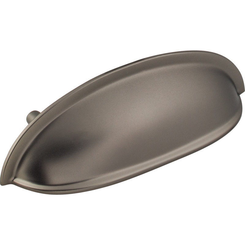 Somerset 3" Center to Center Cup/Bin pull, Ash Gray