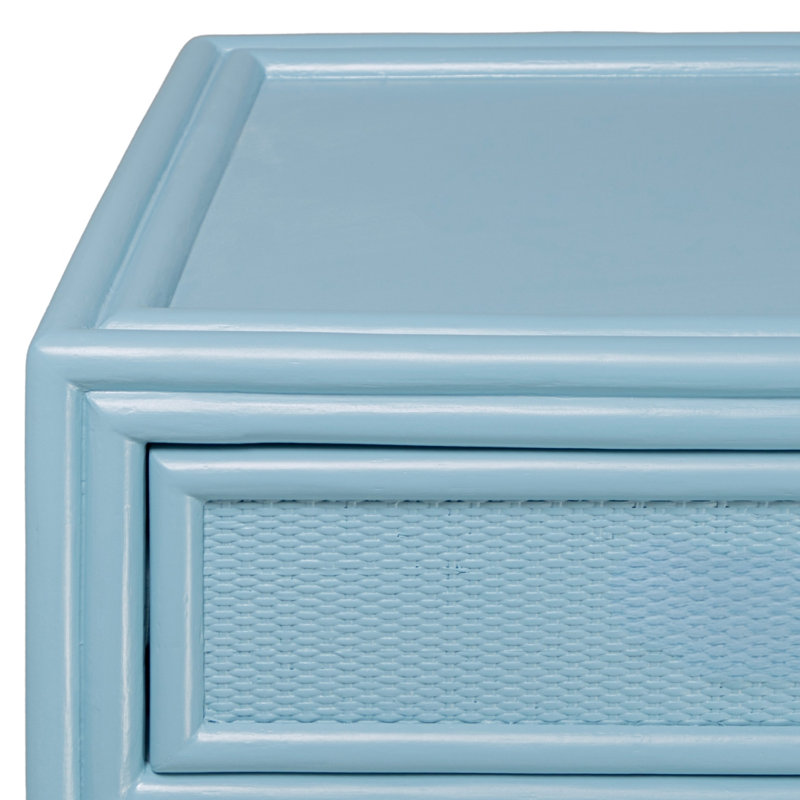 Aruba 1 - Drawer Nightstand, Pool Blue