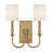 Hammons 2 Light Aged Brass Sconce
