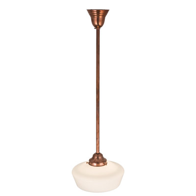 Luminaire suspendu 1 lumières scolaire single Moshier