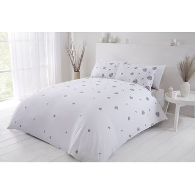 Romy Cotton Blend Duvet Cover with Pillowcases