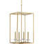 Lustre rectangulaire unique à 4 lumières Perth