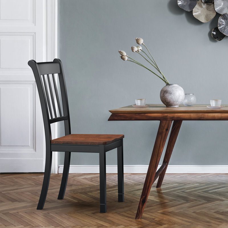 18'' H Solid Wood Side Chair, 4