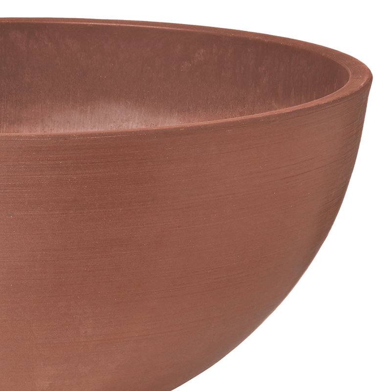 Pot à fleurs Myrie, Terra Cotta, H 8 po x l 16 po x P 16 po