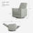 Evolur Harlow Deluxe Glider |Power Recliner| Rocker-50982232