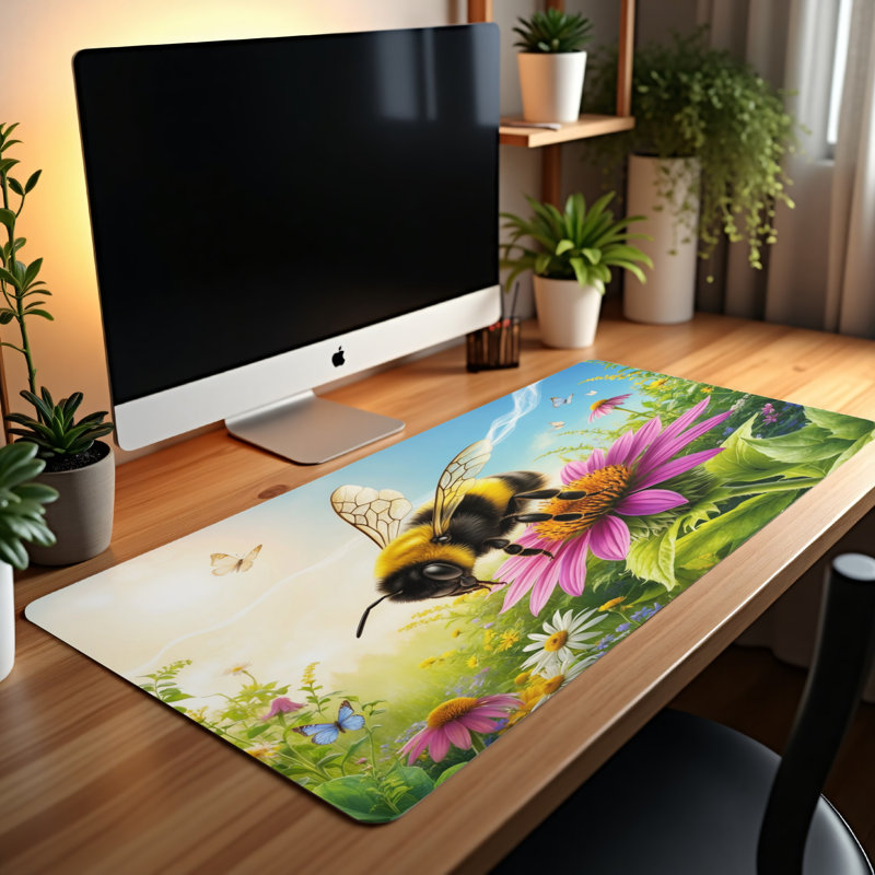 Polyester Desk Pad, 31.5x15.5